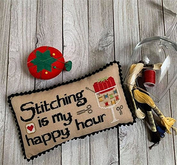Needle Bling Designs - Stitching Is My Happy Hour MAIN