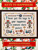 Monticello Stitches - Keys To Happiness THUMBNAIL