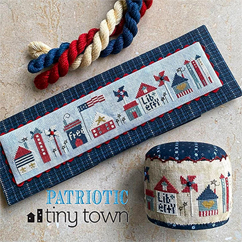 Heart In Hand Needleart - Tiny Town - Patriotic MAIN