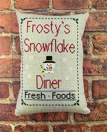 Needle Bling Designs - North Pole Shops Series - Frosty's Diner MAIN