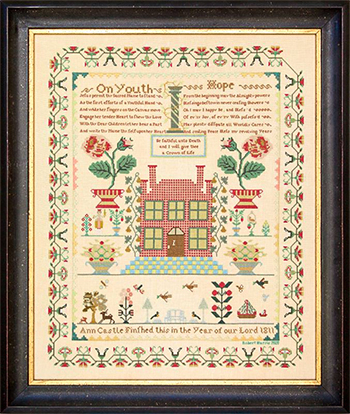 Hands Across The Sea Samplers - Ann Castle 1811 MAIN