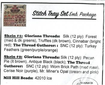 Jeannette Douglas Designs - Stitch Tray Set Embellishment Pack MAIN