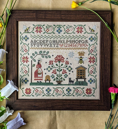 lila's studio cross stitch lila's studio miss b's apiary cross stitch