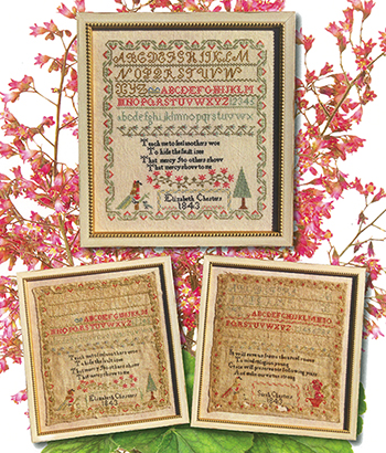 Cross Stitch Antiques - Elizabeth Chesters 1843 MAIN