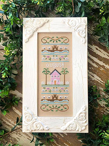 Country Cottage Needleworks - Sampler of the Month - August MAIN