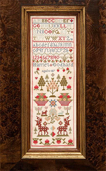 Hands Across The Sea Samplers - Harriet Godhard 1817 MAIN