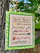 Pickle Barrel Designs - Cabin Rules THUMBNAIL