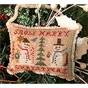 Homespun Elegance - 2021 Snowman Ornament - Snow Happy THUMBNAIL