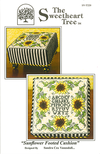 The Sweetheart Tree - Sunflower Footed Cushion MAIN