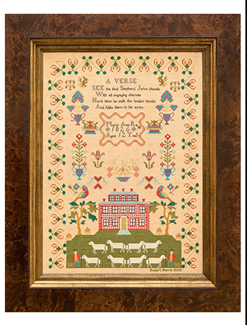 Hands Across The Sea Samplers - Mary Ann Ragg 1826 MAIN