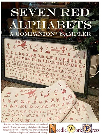 Needle Work Press - Seven Red Alphabets - ACompanion Sampler MAIN
