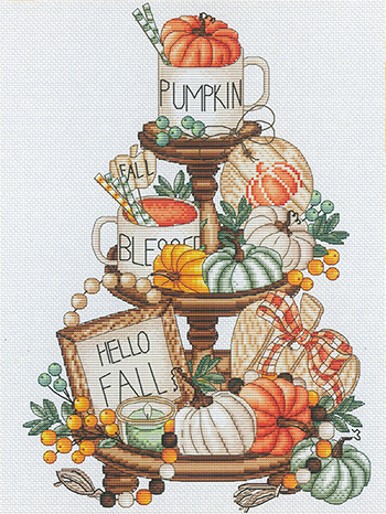 Les Petites Croix De Lucie - Pumpkins on Platter MAIN