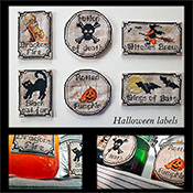 Serenita Di Campagna - Halloween Labels cv158 THUMBNAIL