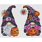 Les Petites Croix De Lucie - Halloween Gnomes THUMBNAIL