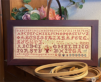 Just Stitching Along - TGA Redwork Sampler MAIN