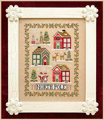 Country Cottage Needleworks - Greetings From The North Pole MAIN