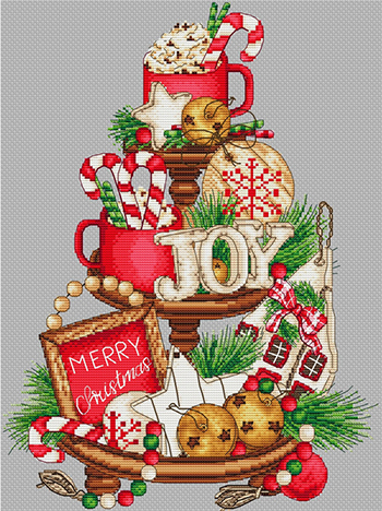 Les Petites Croix De Lucie - Christmas Sweets on Platter MAIN