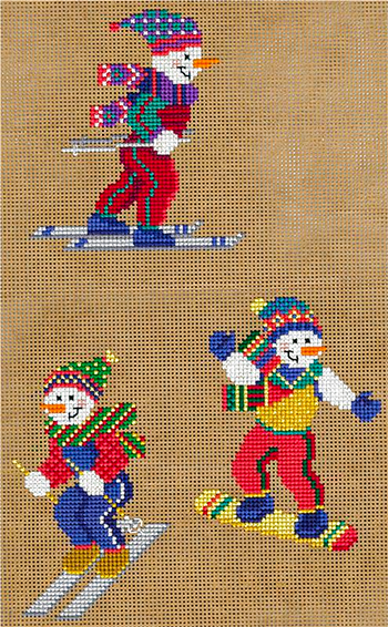 Imaginating - Sporty Snowmen Ornaments II 3319 MAIN