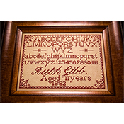 Hands Across The Sea Samplers - Ruth Gibb 1882 THUMBNAIL