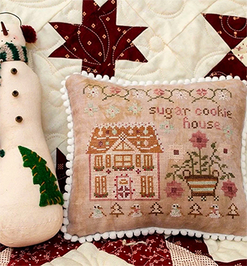 Pansy Patch Quilts and Stitchery - Houses on Peppermint Lane 3 - Sugar Cookie House MAIN