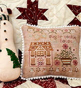 Pansy Patch Quilts and Stitchery - Houses on Peppermint Lane 3 - Sugar Cookie House THUMBNAIL