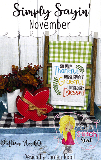 Little Stitch Girl - Simply Sayin' November MAIN
