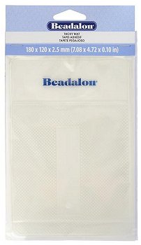 Beadalon Tacky Mat - Clear 4.5" x 7" MAIN