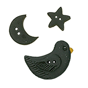 Button Pack - Happy Halloween Silhouettes THUMBNAIL