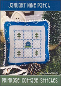Primrose Cottage Stitches - Lindsey's Nine Patch Series - January THUMBNAIL