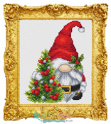 Les Petites Croix De Lucie - Christmas Father Gnome THUMBNAIL