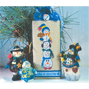 The Stitchworks - Stacked Snowmen THUMBNAIL