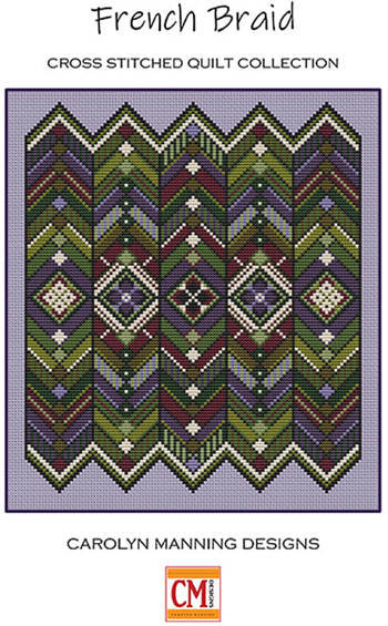 carolyn manning designs cross stitch french braid quilt collection cm  designs