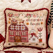 Pansy Patch Quilts and Stitchery - Houses on Peppermint Lane 9 - Christmas House THUMBNAIL