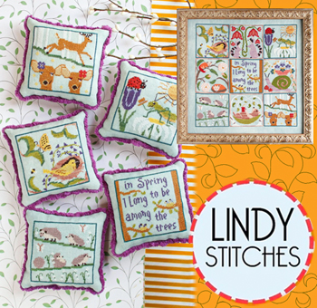 Lindy Stitches - Spring Forest Scrapbook - Part 1 MAIN