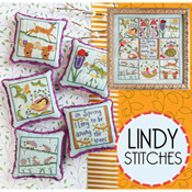 Lindy Stitches - Spring Forest Scrapbook - Part 1 THUMBNAIL