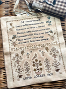 Stacy Nash Primitives - Lidya Corker Sampler Sewing Roll THUMBNAIL