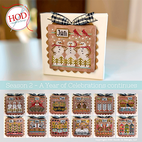 hands on design cross stitch season 2 a year of celebrations continues