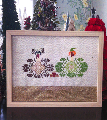 AuryTM Designs - Rudolf And Elfina Gobble Snow MAIN