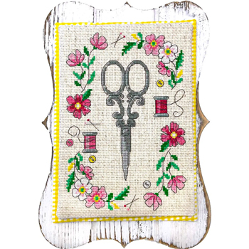 Tiny Modernist - Scissors With Flowers MAIN