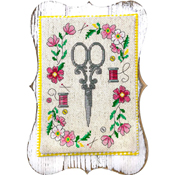 Tiny Modernist - Scissors With Flowers THUMBNAIL