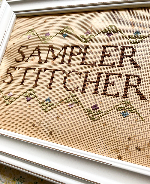 lucy beam love in stitches cross stitch sampler stitcher cross stitch