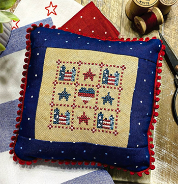 Primrose Cottage Stitches - Lindsey's Nine Patch Series - July MAIN