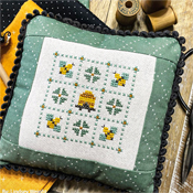 Primrose Cottage Stitches - Lindsey's Nine Patch Series - August THUMBNAIL