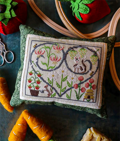 the blue flower cross stitch seasons of the heart summer cross stitch