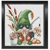 Les Petites Croix De Lucie - Gnome Fisherman THUMBNAIL