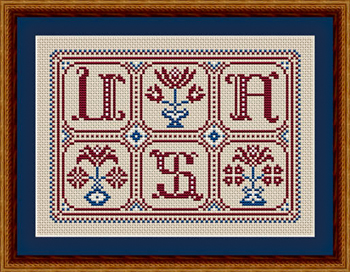 Happiness Is Heartmade - Patriotic Floral USA MAIN