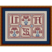 Happiness Is Heartmade - Patriotic Floral USA THUMBNAIL