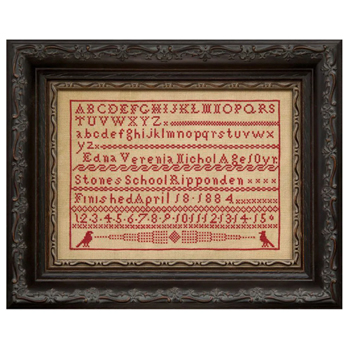 Hands Across The Sea Samplers - Edna Verenia Nichol 1884 MAIN