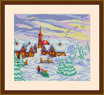 Cross Stitching Art - Winter Calm MAIN