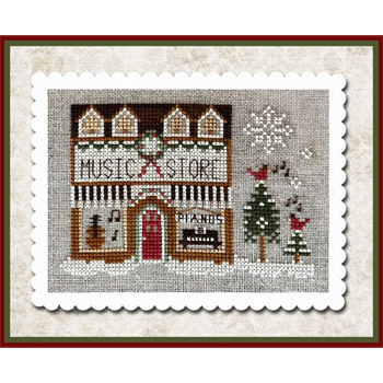 little house needleworks cross stitch hometown holiday series #23 music ...